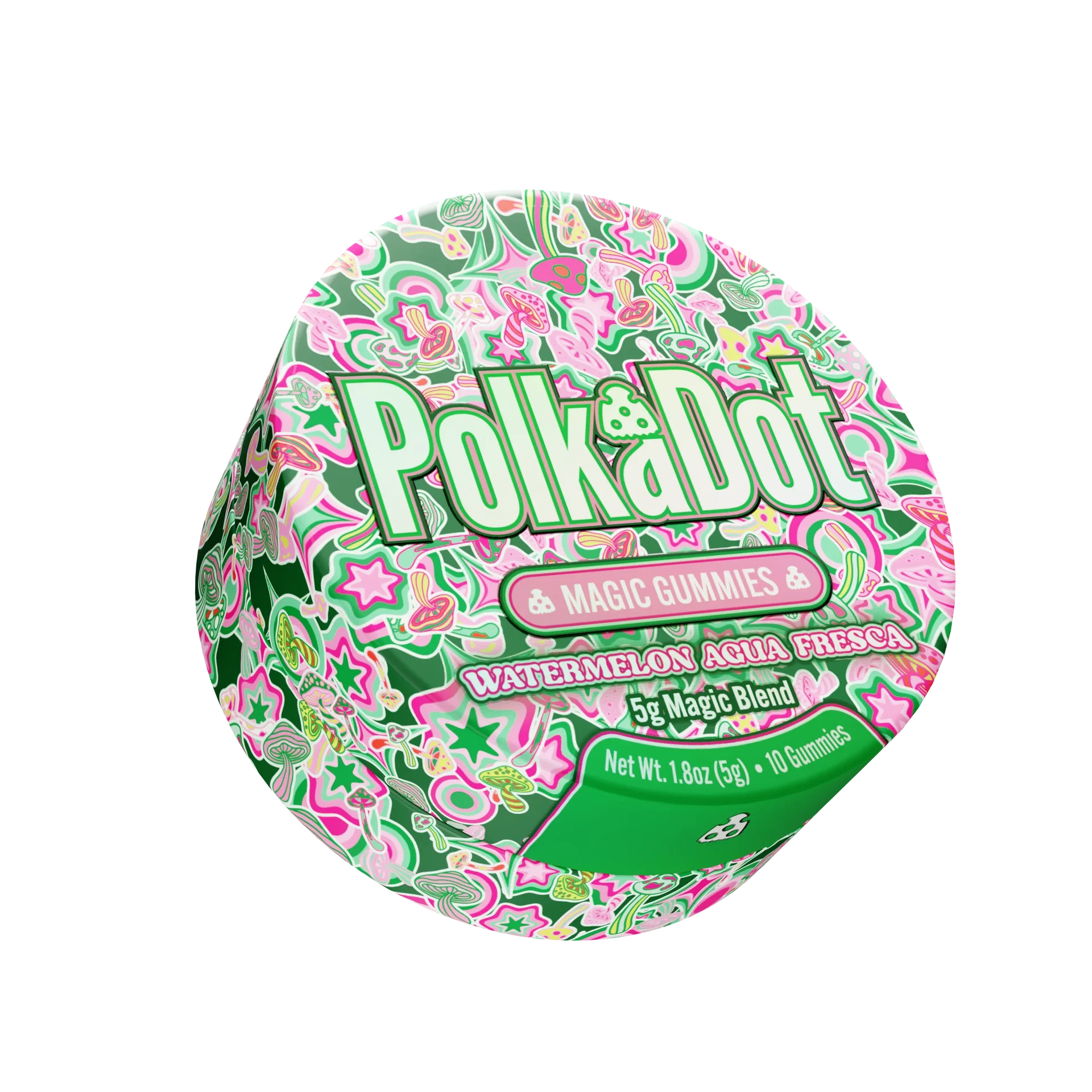 Polkadot_MG_WatermelonAguaFresa Blue Cotton Candy Gummies