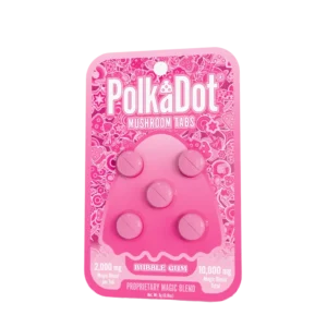 Mushroom Tab - Bubble Gum - Blister Card