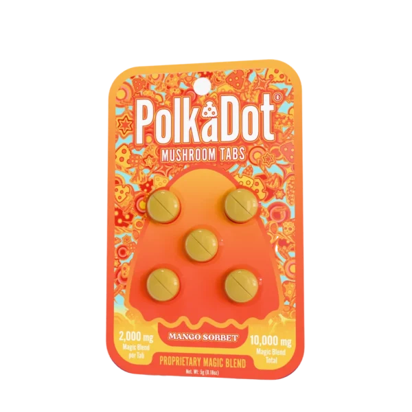 Mushroom Tab - Mango Sorbet - Blister Card